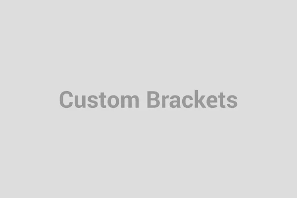 Custom electric fence brackets